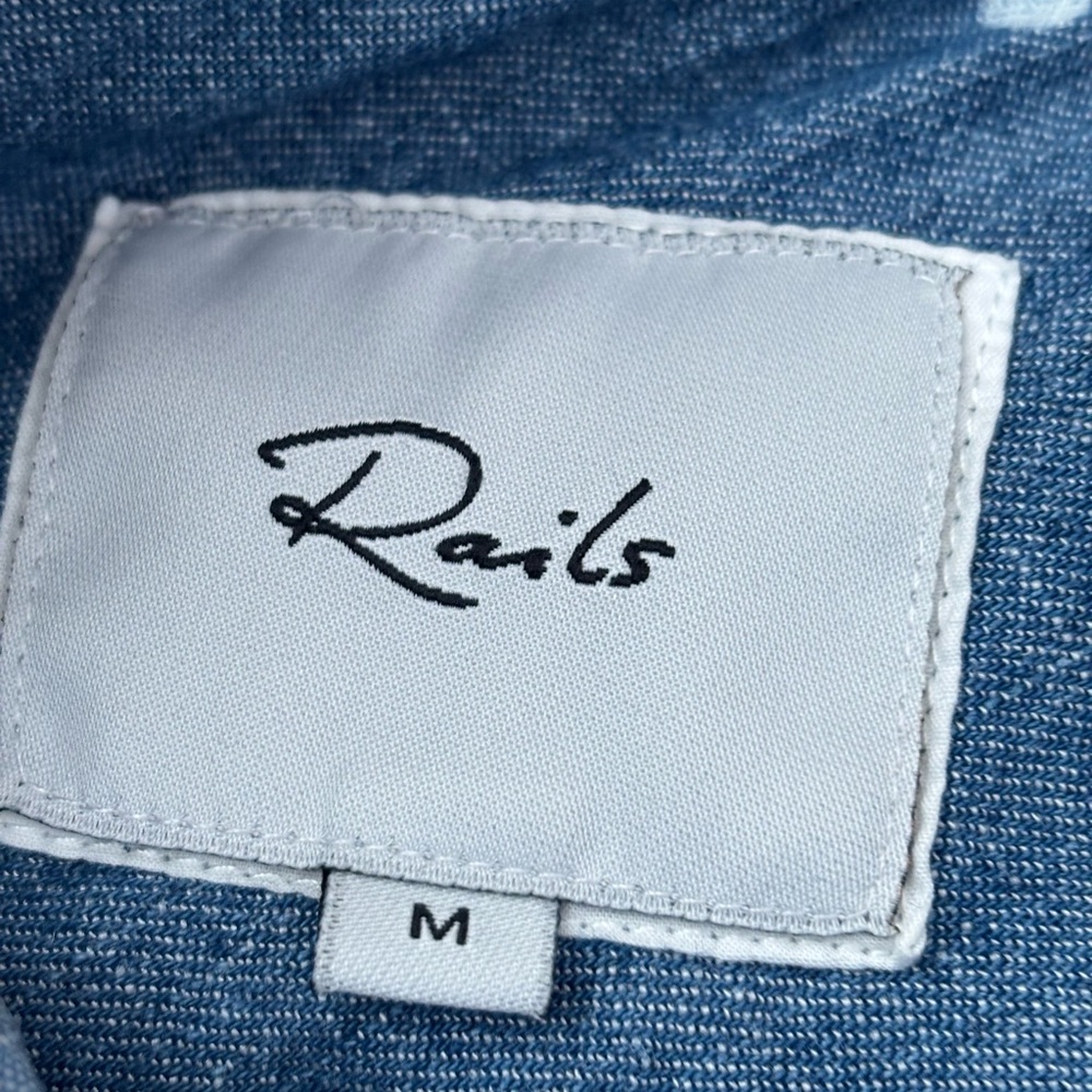 Rails Blue Polka Dot Women's Top - Picture 7 of 10